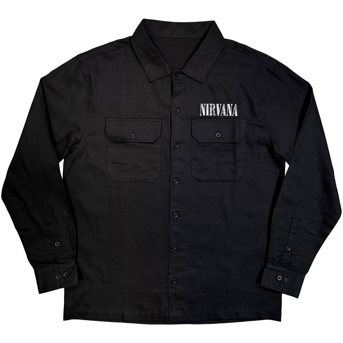 Black - Front - Nirvana Unisex Adult Come As You Are Happy Face Back Print Shirt