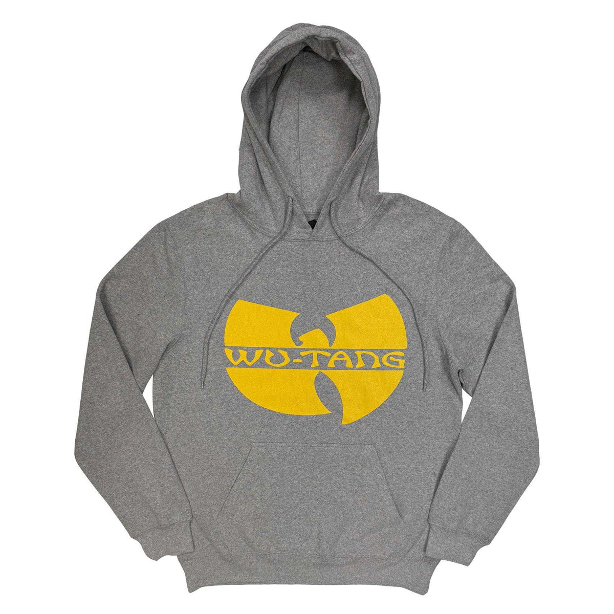 Grey - Front - Wu-Tang Clan Unisex Adult Logo Hoodie