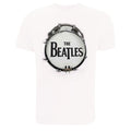 White - Front - The Beatles Unisex Adult Drum T-Shirt