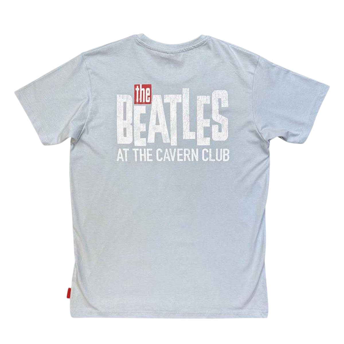 Light Blue - Back - The Beatles Unisex Adult Cavern Back Print T-Shirt