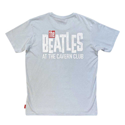 Light Blue - Back - The Beatles Unisex Adult Cavern Back Print T-Shirt