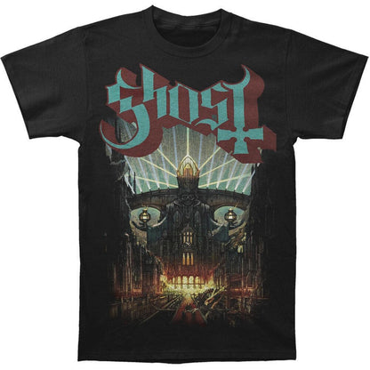 Black - Front - Ghost Unisex Adult Meliora T-Shirt