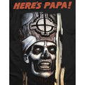 Black - Side - Ghost Unisex Adult Here´s Papa T-Shirt