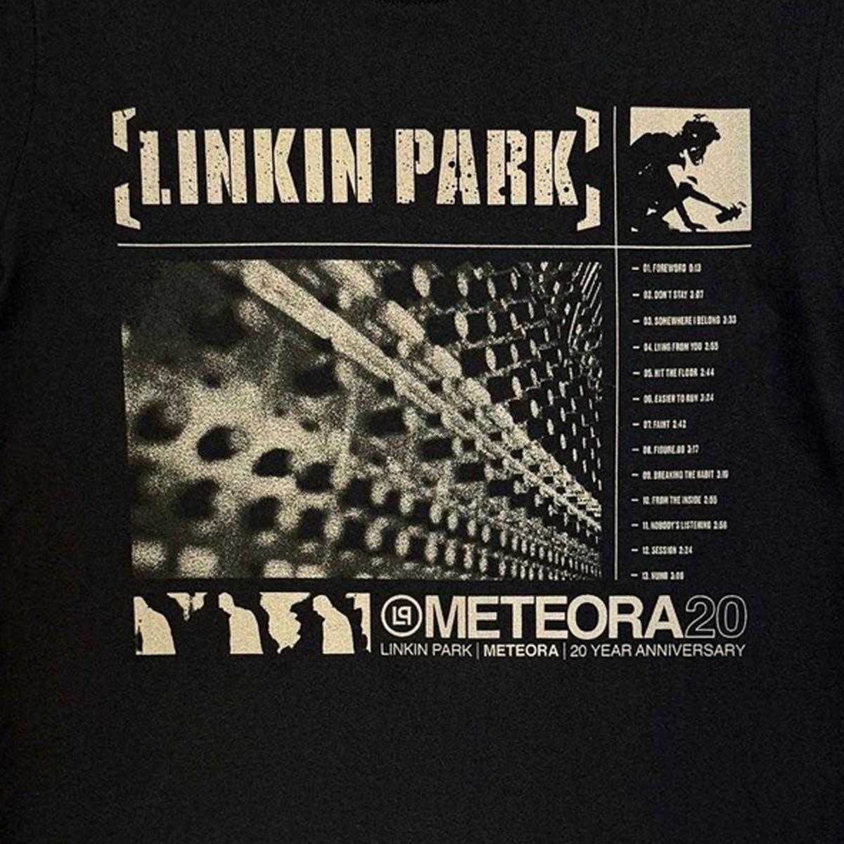 Black - Side - Linkin Park Unisex Adult Meteora T-Shirt