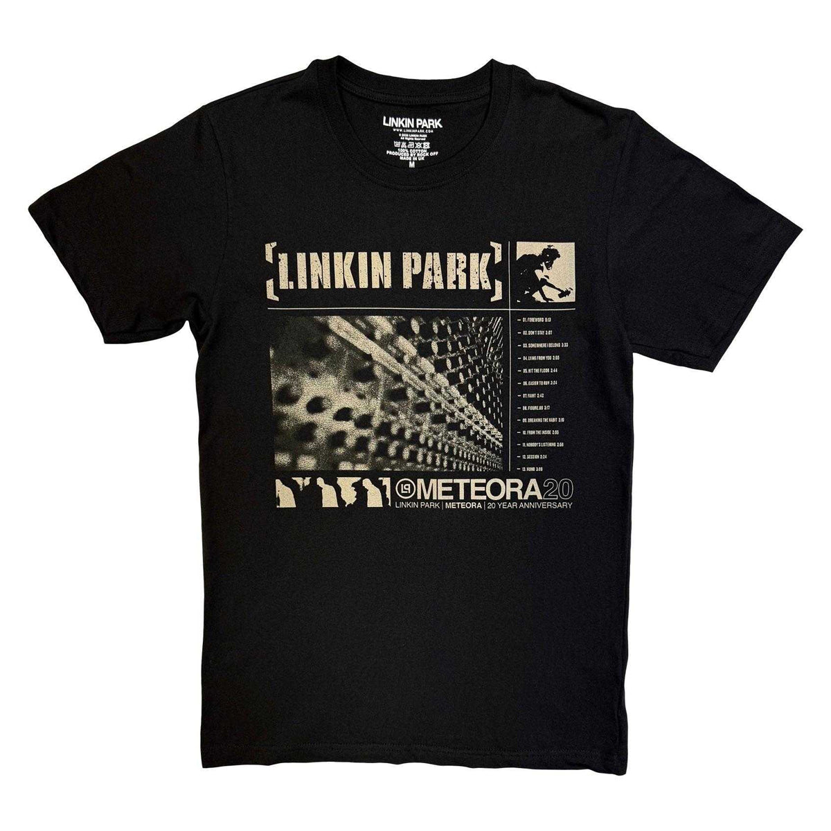Black - Front - Linkin Park Unisex Adult Meteora T-Shirt