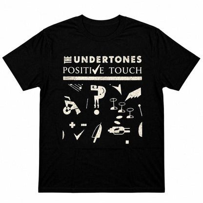 Black - Front - The Undertones Unisex Adult Positive Touch T-Shirt