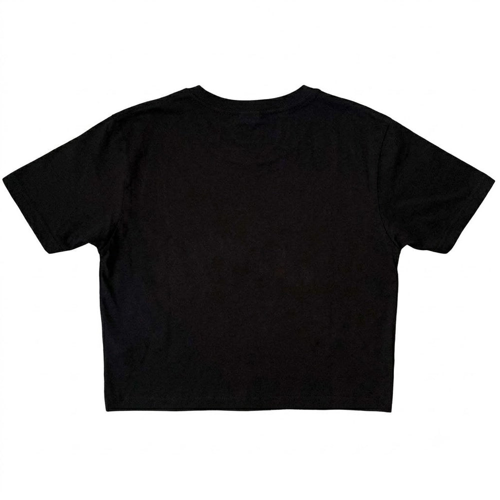 Black - Back - Muse Womens-Ladies Simulation Theory Crop Top