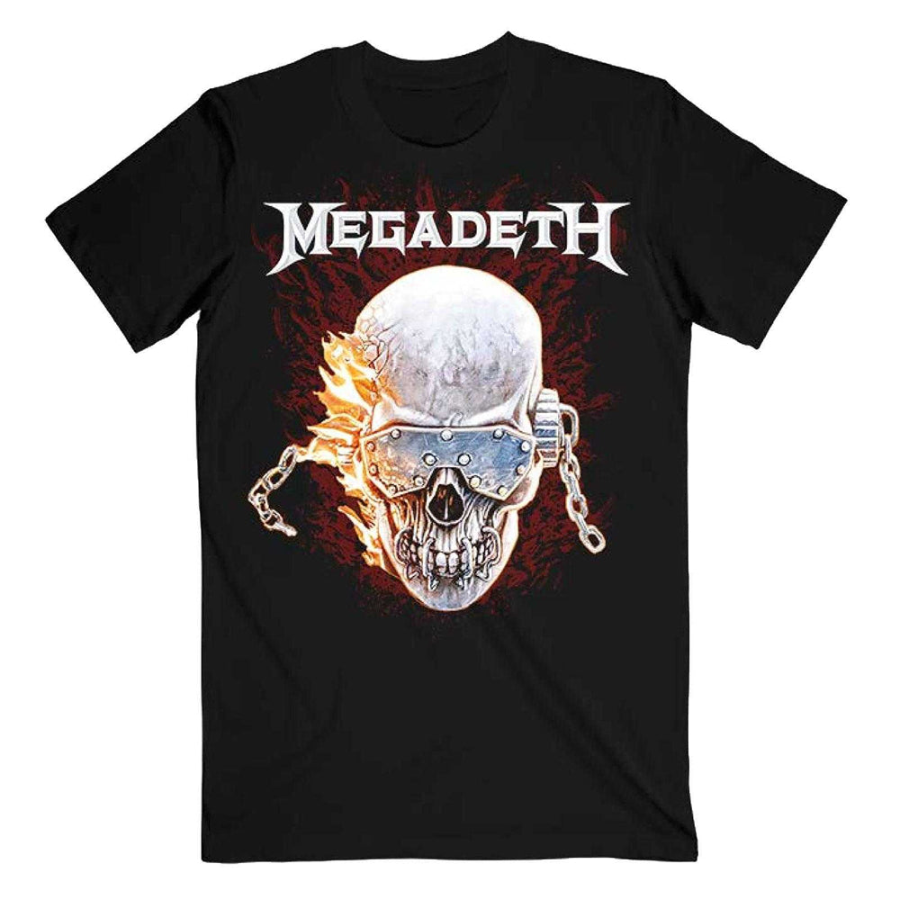 Black - Front - Megadeth Unisex Adult White Album T-Shirt