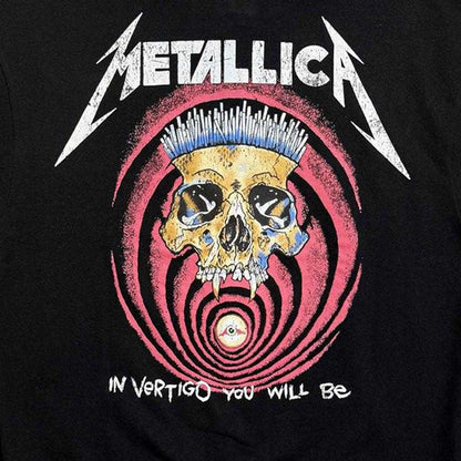 Black - Side - Metallica Unisex Adult In Vertigo Back Print Full Zip Hoodie