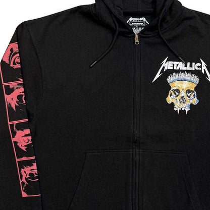 Black - Lifestyle - Metallica Unisex Adult In Vertigo Back Print Full Zip Hoodie