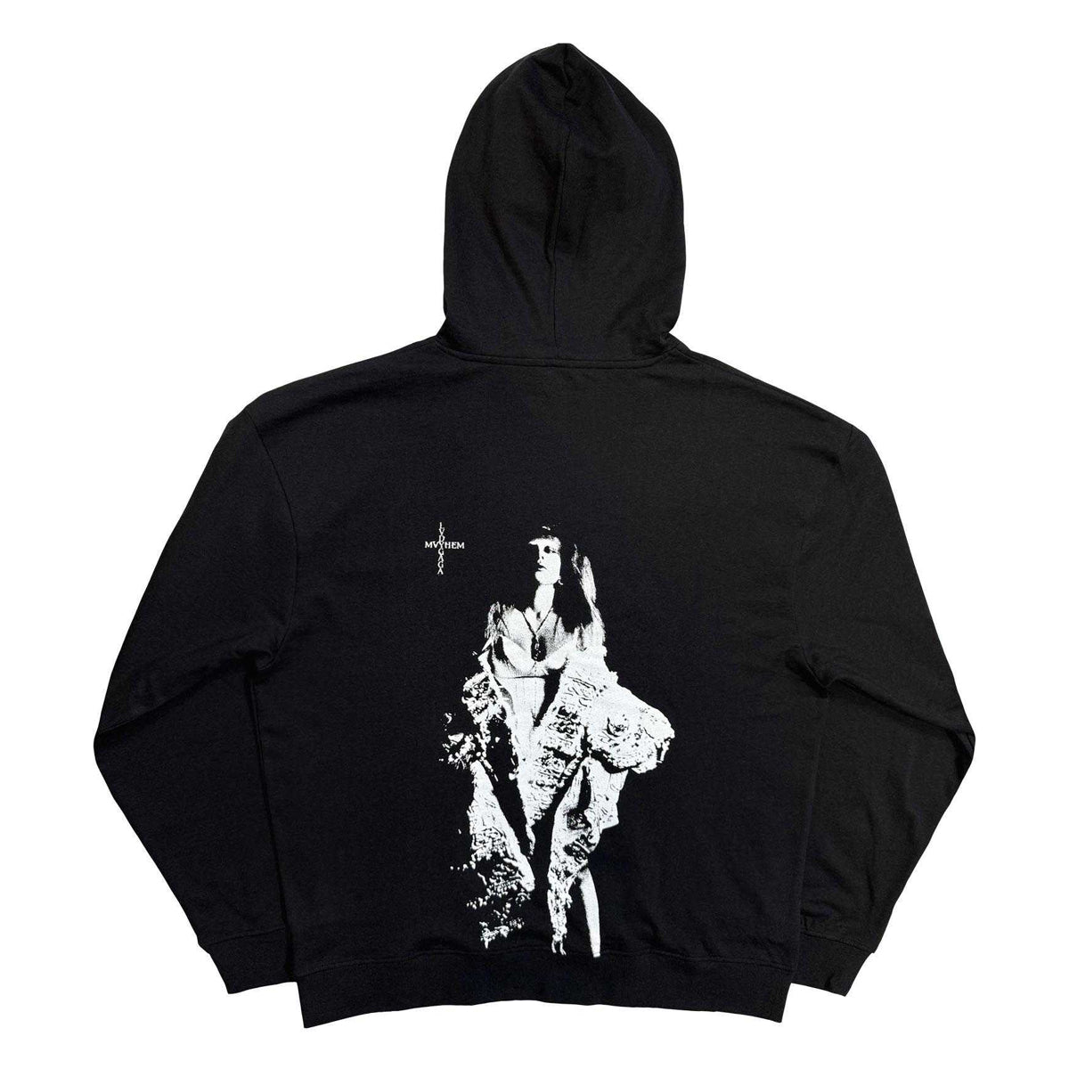Black - Back - Lady Gaga Unisex Adult Mayhem Back Print Hoodie