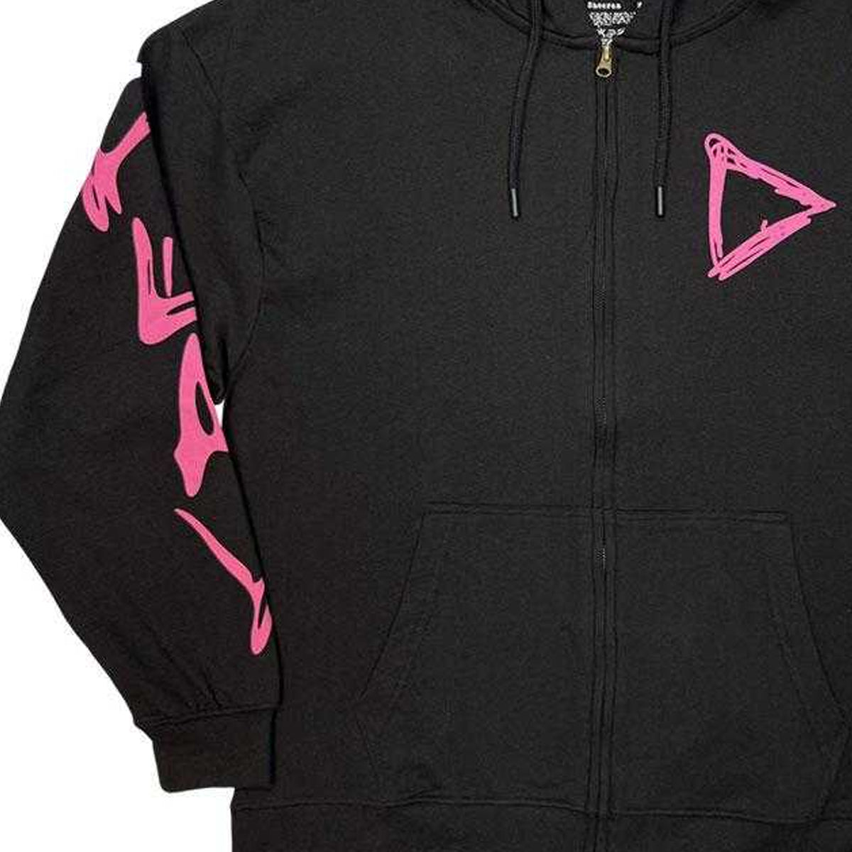 Black - Side - Ed Sheeran Unisex Adult Play Back Print Full Zip Hoodie