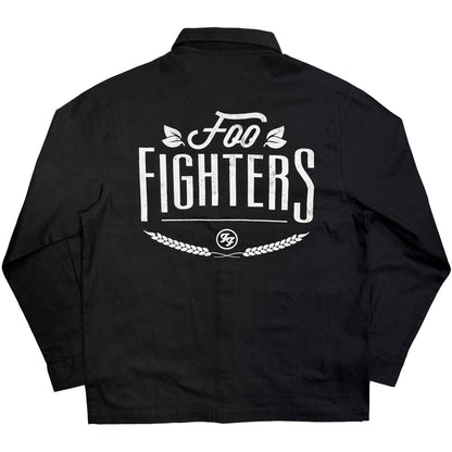 Black - Back - Foo Fighters Unisex Adult Text Logo Back Print Shirt