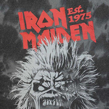 Black - Back - Iron Maiden Unisex Adult Scream Head T-Shirt
