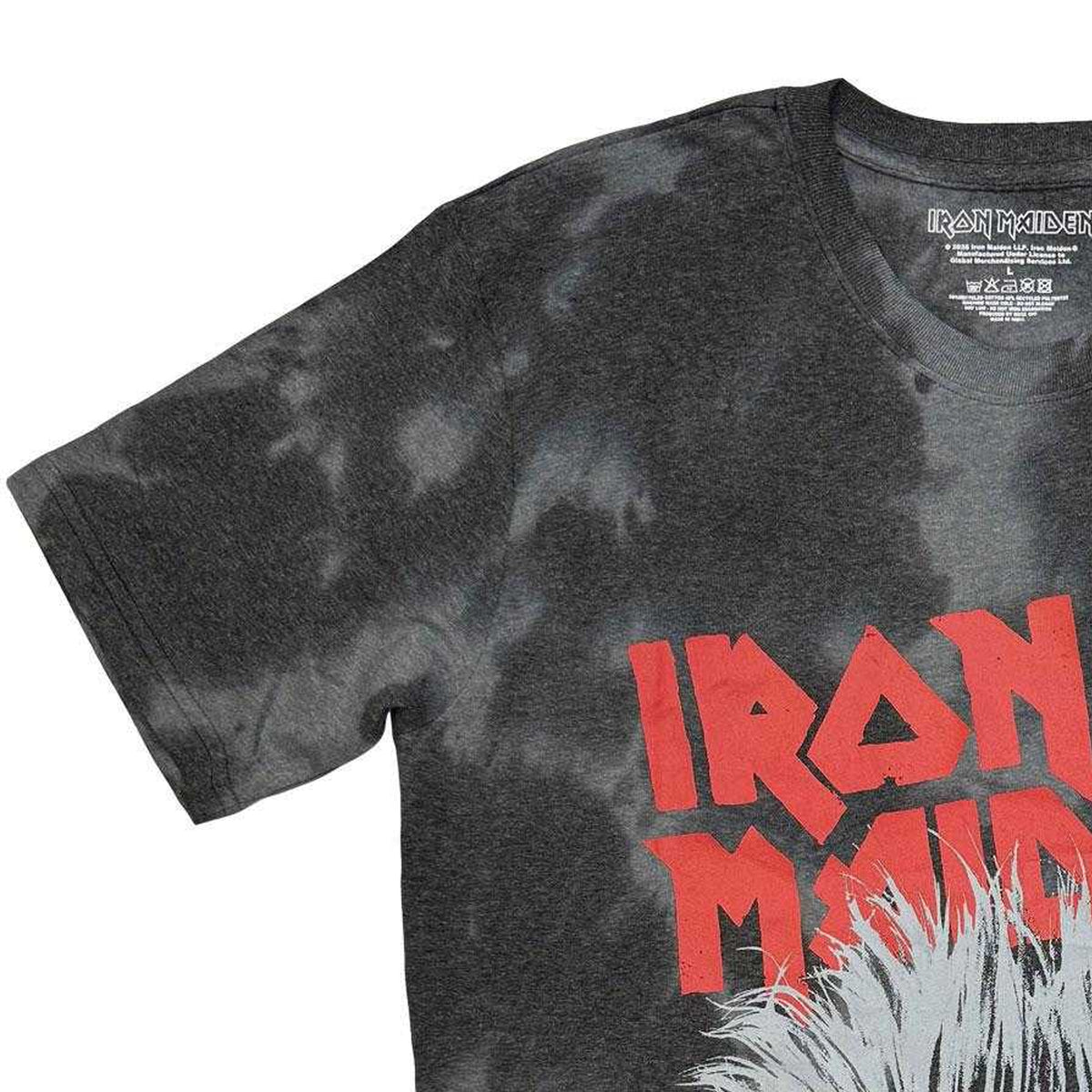 Black - Side - Iron Maiden Unisex Adult Scream Head T-Shirt