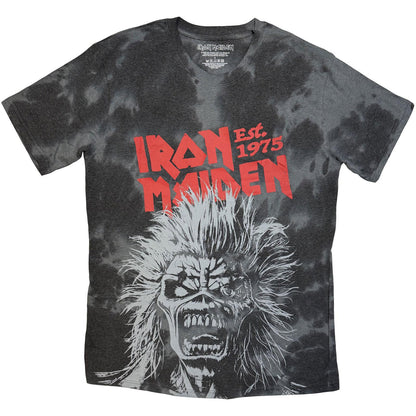 Black - Front - Iron Maiden Unisex Adult Scream Head T-Shirt