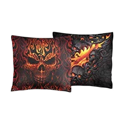 Black - Front - Spiral Direct Skull Blast Duvet Cover Set