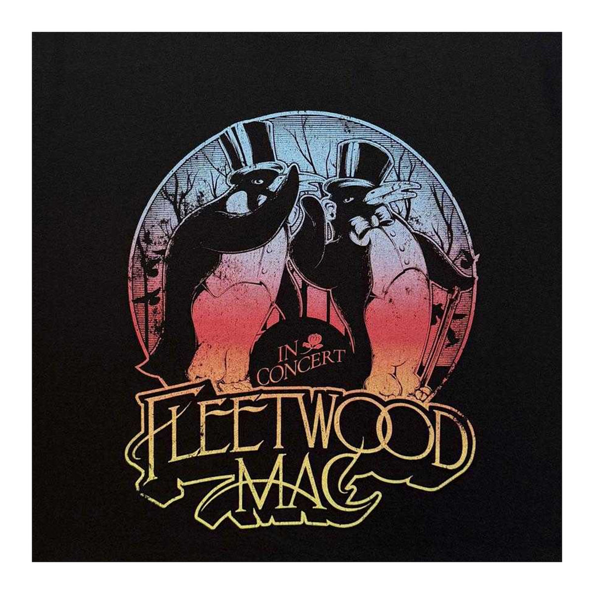 Black - Side - Fleetwood Mac Womens-Ladies Crop Top