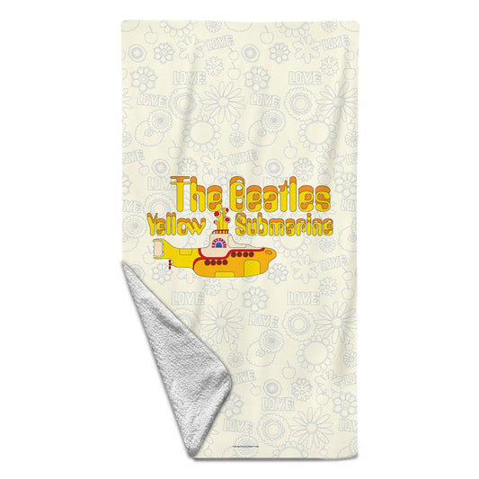 White-Yellow - Front - The Beatles Yellow Submarine Beach Towel