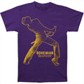 Purple - Front - Queen Unisex Adult Fortune Back Print T-Shirt