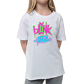 White - Front - Blink 182 Childrens-Kids Neon Logo T-Shirt