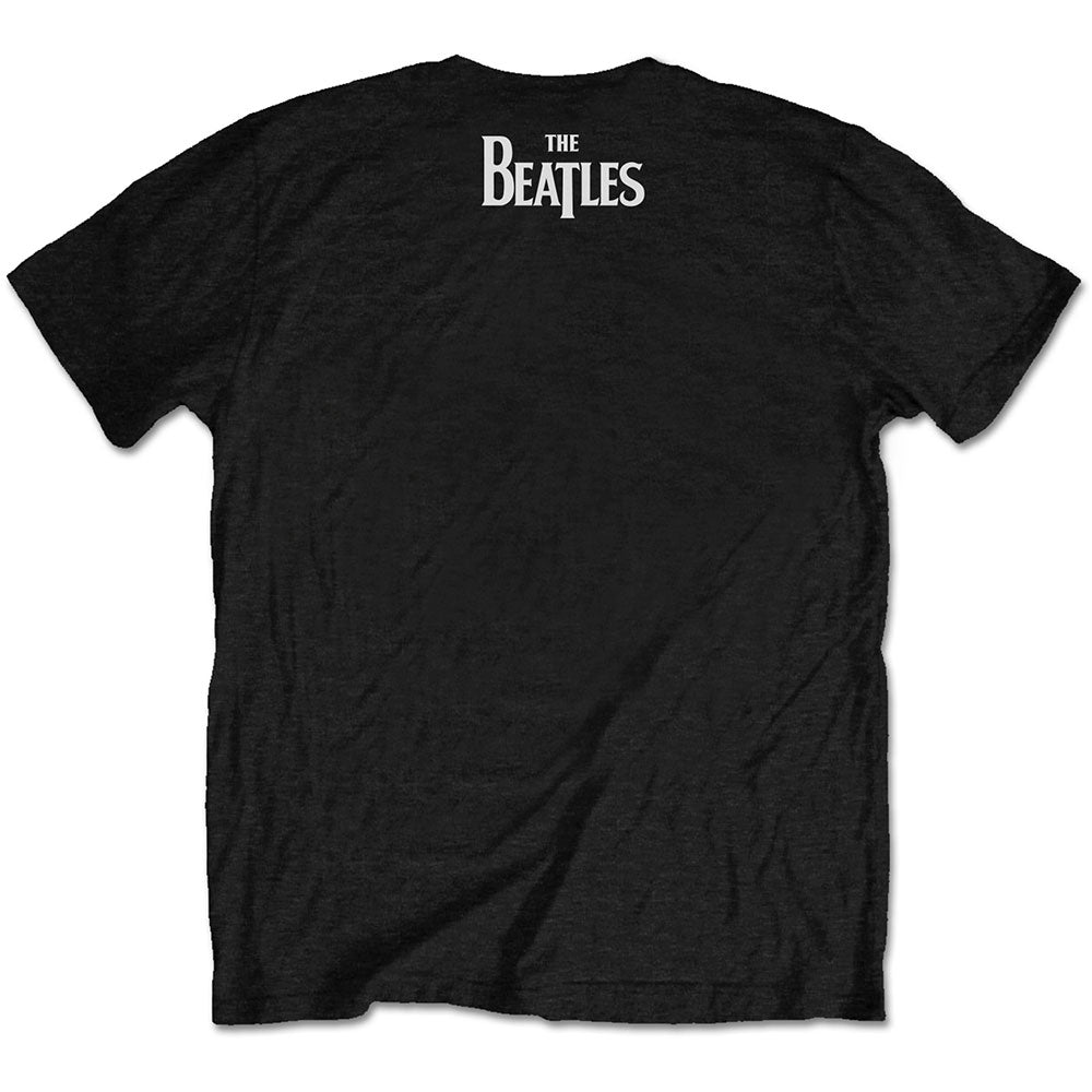 Black - Back - The Beatles Unisex Adult Let It Be Back Print T-Shirt