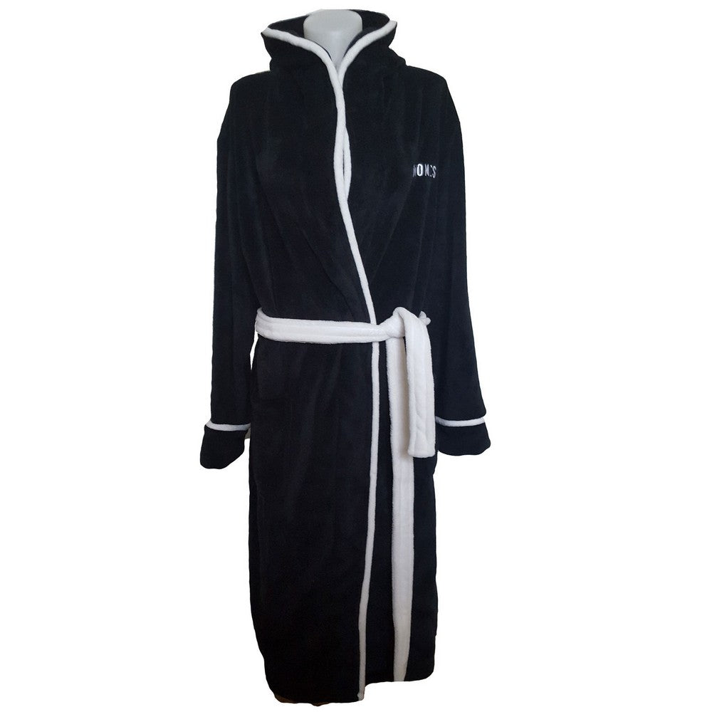 Black - Front - Ramones Unisex Adult Presidential Seal Dressing Gown