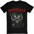 Black - Front - Motorhead Unisex Adult Playing Card T-Shirt