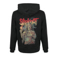 Dark Grey - Back - Slipknot Unisex Adult Burn Me Away Back Print Zipped Full Zip Hoodie