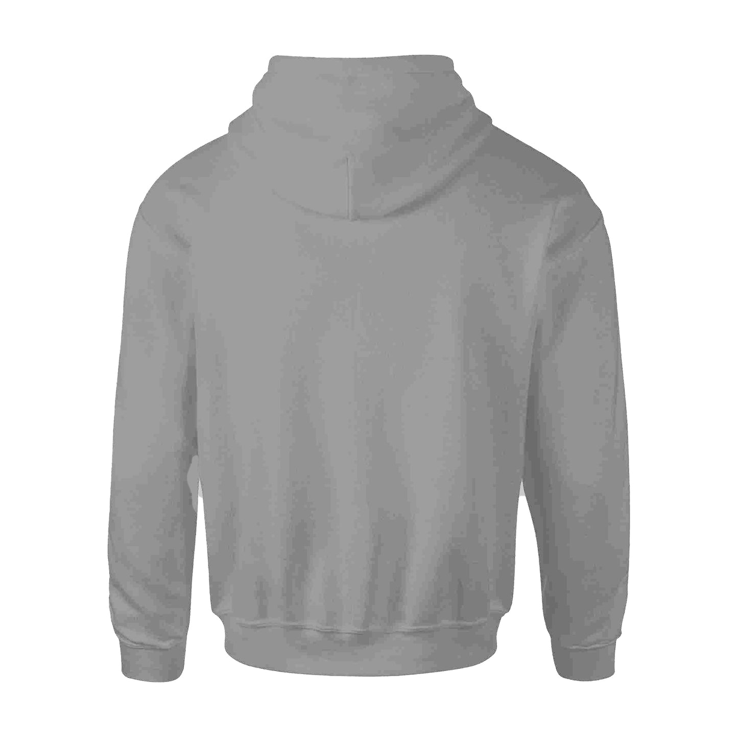 Grey - Back - Queen Unisex Adult Classic Crest Hoodie