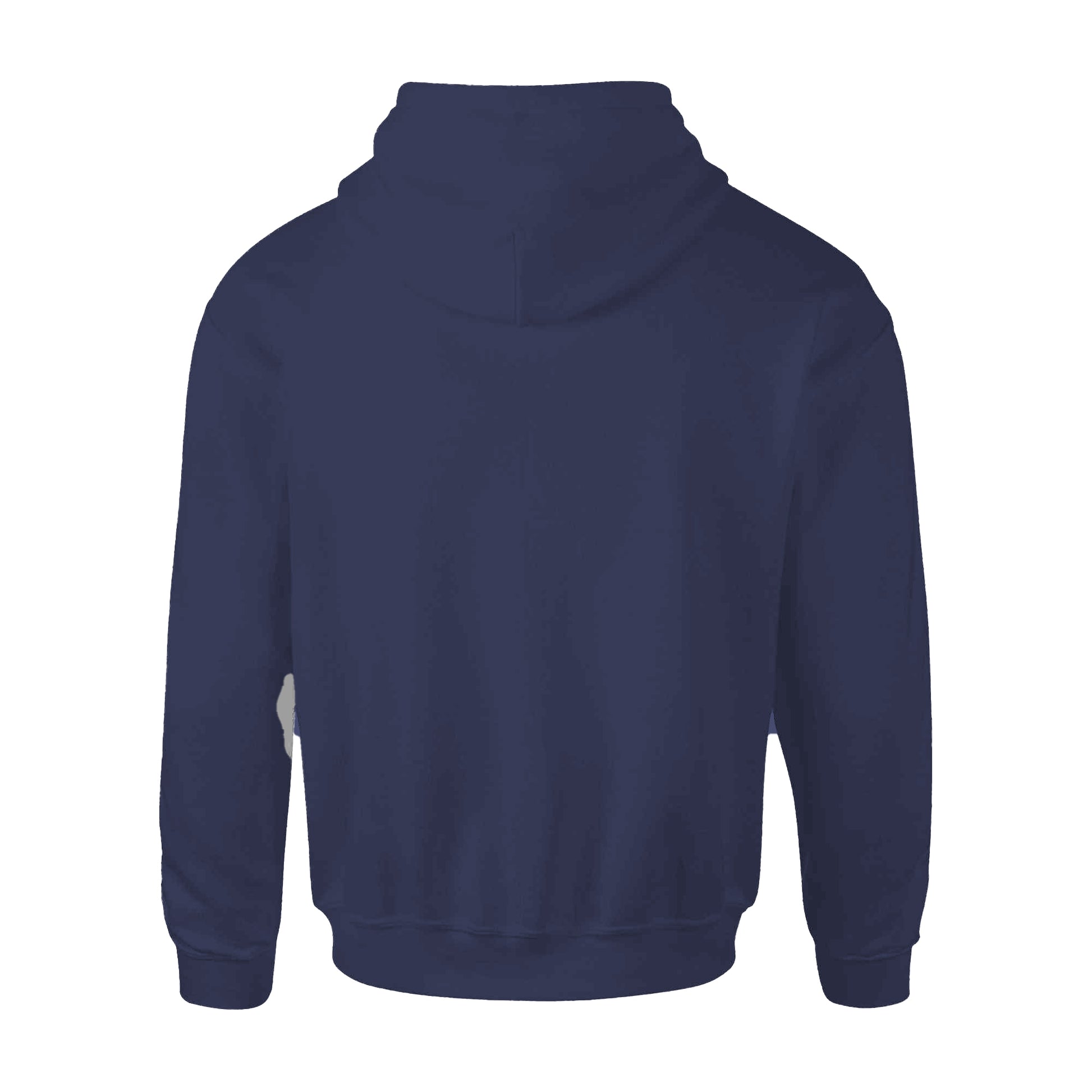 Navy Blue - Back - Queen Unisex Adult Classic Crest Hoodie