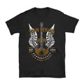 Black - Front - Johnny Cash Unisex Adult Outlaw T-Shirt