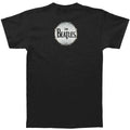 Black - Back - The Beatles Womens-Ladies Back Print T-Shirt