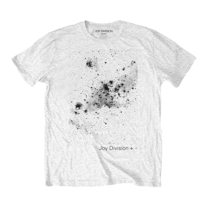 White - Front - Joy Division Unisex Adult Plus-Minus T-Shirt