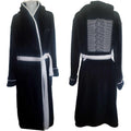 Black - Front - Joy Division Unisex Adult Unknown Pleasures Dressing Gown