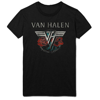 Black - Front - Van Halen Unisex Adult 84 Tour Back Print T-Shirt