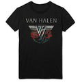 Black - Front - Van Halen Unisex Adult 84 Tour Back Print T-Shirt