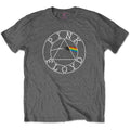 Charcoal Grey - Front - Pink Floyd Childrens-Kids Circle Logo T-Shirt