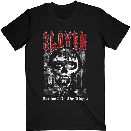 Black - Front - Slayer Unisex Adult Acid Rain T-Shirt