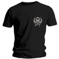 Black - Front - Motorhead Unisex Adult Pocket Logo T-Shirt