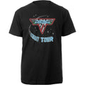 Black - Front - Van Halen Unisex Adult 1980 Tour T-Shirt