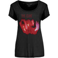 Black - Front - The Cure Womens-Ladies Pornography T-Shirt