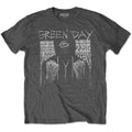 Charcoal Grey - Front - Green Day Unisex Adult Ski Mask T-Shirt