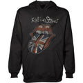 Black - Front - The Rolling Stones Unisex Adult Union Jack Pullover Hoodie