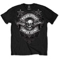 Black - Front - Avenged Sevenfold Unisex Adult Flourish Stars T-Shirt