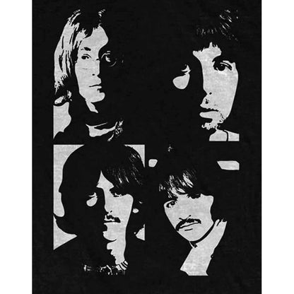 Black - Side - The Beatles Womens-Ladies Back In the USSR Back Print T-Shirt