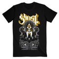 Black - Front - Ghost Unisex Adult Wegner T-Shirt