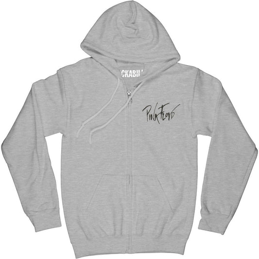 Grey - Front - Pink Floyd Unisex Adult The Wall Hammers Back Print Logo Hoodie