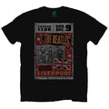 Black - Front - The Beatles Unisex Adult Live In Liverpool T-Shirt