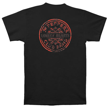 Black - Back - The Beatles Unisex Adult Sgt Pepper T-Shirt